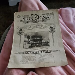 *RARE* ANTIQUE 1903 "THE UNION SIGNAL" WOMENS' MOVEMENT NEWSPAPER